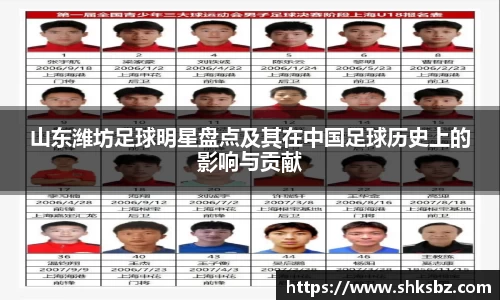 山东潍坊足球明星盘点及其在中国足球历史上的影响与贡献